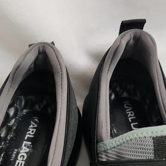 Karl Lagerfeld Paris Logo Slip-on Shoes (M Size 9) - Picture 10 of 16